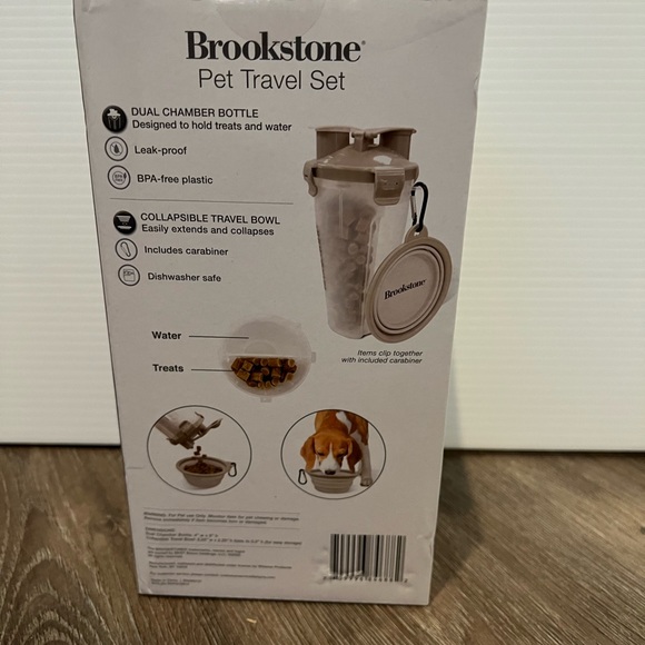 💰Brookstone Pet Travel Set- NIB - Picture 4 of 4